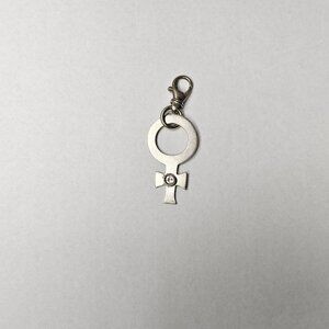 Karyn Chopik Vintage Sterling Silver Cross Pendant